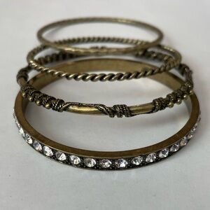NWOT Set of 4 bangle bracelets